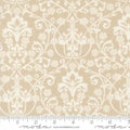 Ecru Damask- Breathtaking Blues