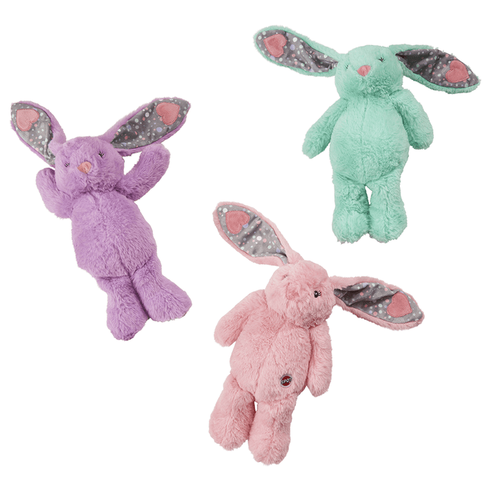 Ethical Pet SPOT Soothers Heartbeat Bunny 12" Dog Toy