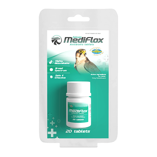 Falcon MediFlox -  broad-spectrum treatment for falcons