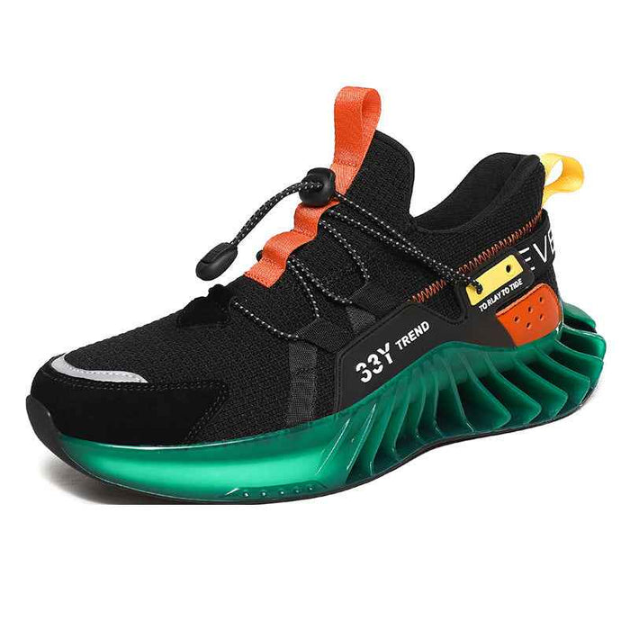 Fall Men's Low-Top Round Toe Injection Shoes Sports Daily Sports Old Shoes