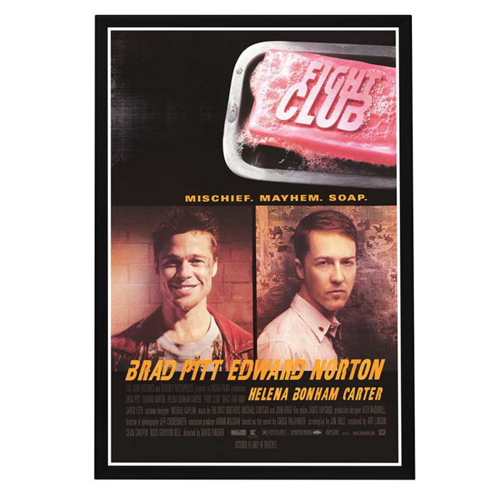 "Fight Club" Framed Movie Poster