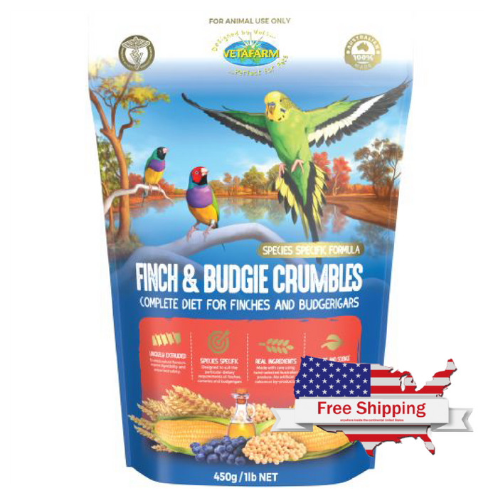 Finch and Budgie Crumbles (Vetafarm)