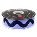 Floral Reef- Big Squiggle in Marine - 1-1/2" Webbing by Tula Pink