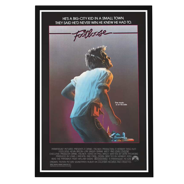 "Footloose" (1984) Framed Movie Poster