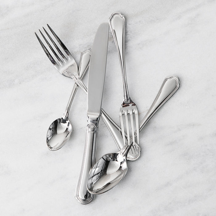 Fortessa 1.5.110.00.005 Medici 9 5/16" 18/10 Stainless Steel Extra Heavy Weight Dinner Knife - 12/Pack