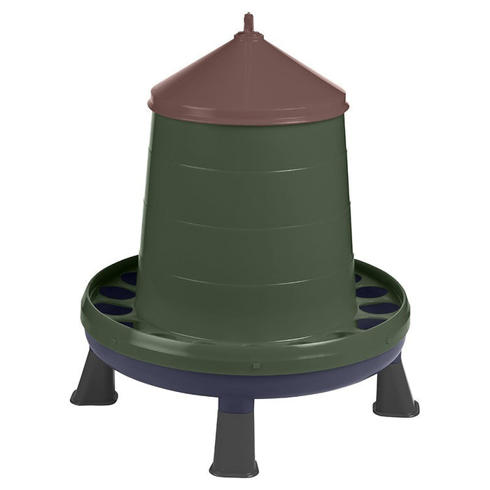 plastic poultry feeder with legs