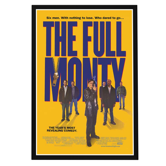 "Full Monty" (1997) Framed Movie Poster