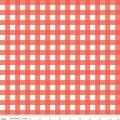Gingham Rouge Flannel- I Love You to the Moon