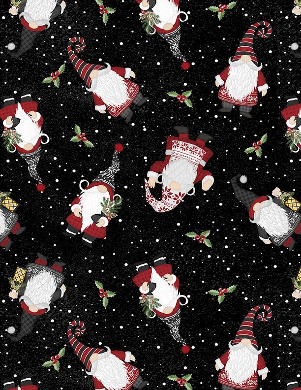 Gnome Toss Black- Snowy Gnomies