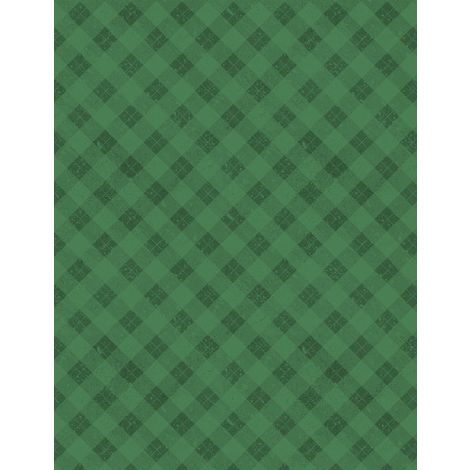 Green Plaid- Snowy Gnomies