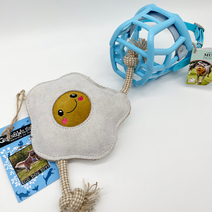 Green & Wild's | Eggy, Eco Dog Toy