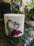 GUINEVERE'S LARGE OVAL TWO WICK FLOWER CANDLE