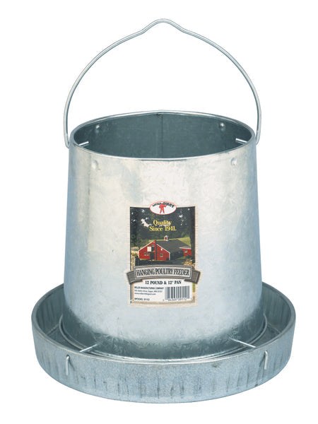 Hanging Metal Poultry Feeder