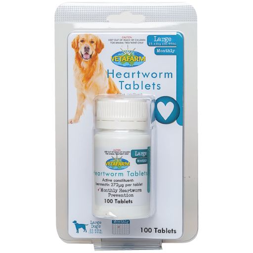 Heartworm Tablets: Large Breed (Vetafarm)