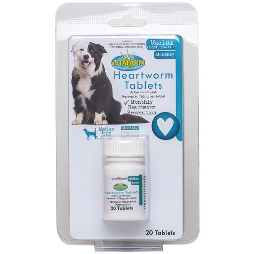 Heartworm treatment for medium breed dogs