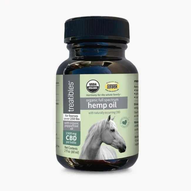 HEMP OIL DROPS FOR DOGS, HORSE AND SMALL PETS