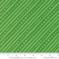 Hollyleaf Dotted Bias Stripes- Snow Time