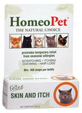 HomeoPet Feline Skin and Itch, Coat and Skin Support for Cats 15 ML