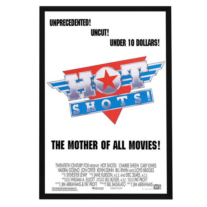 "Hot Shots!" (1991) Framed Movie Poster