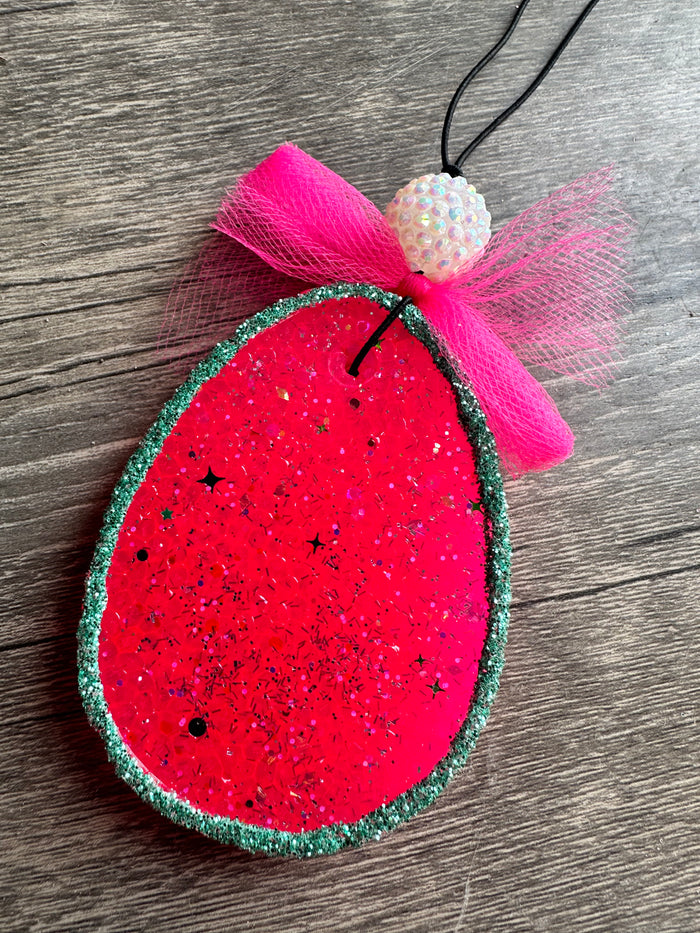#44 {FANCY EASTER EGG} Jewel + Bow Random Colors Car Scent