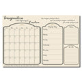 Imagine' Dry Erase Monthly Calendar and Planner on ArtPlexi