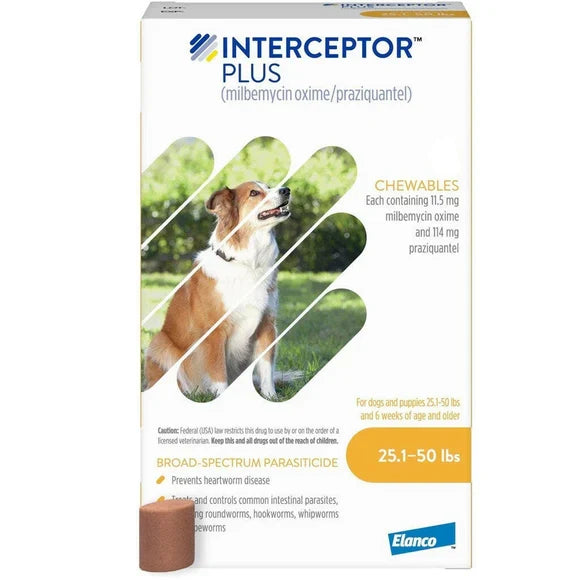 Interceptor Plus Chewables for Dogs