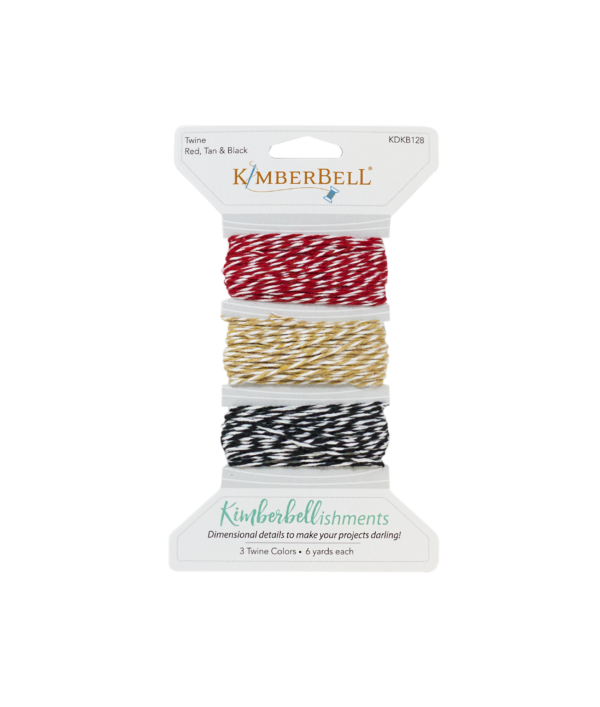Kimberbell Twine - Red,Tan and Black