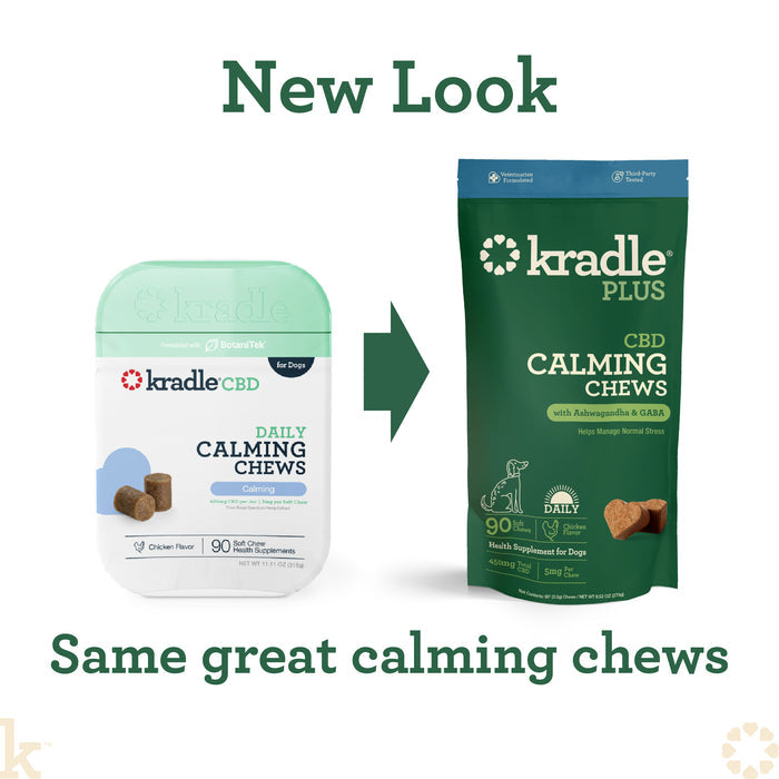 Kradle Plus CBD Calming Chews For Dogs
