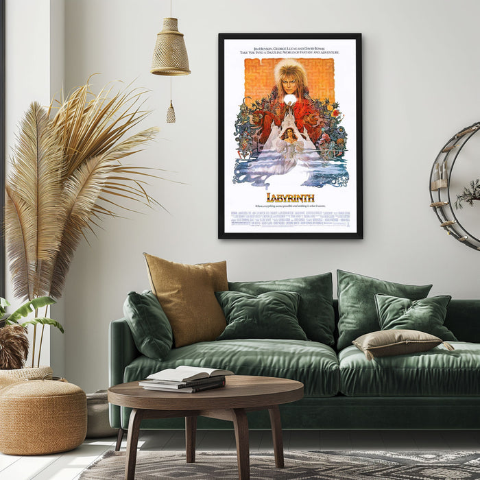 "Labyrinth" (1986) Framed Movie Poster
