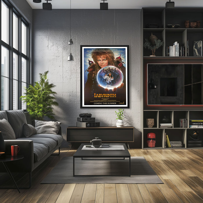 "Labyrinth" (1986) Framed Movie Poster