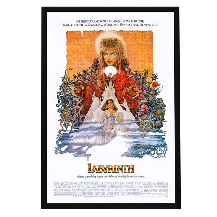 "Labyrinth" (1986) Framed Movie Poster