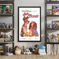 "Lady and the Tramp" (1955) Framed Movie Poster