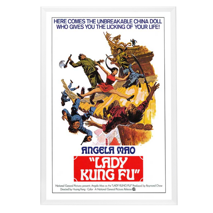 "Lady Kung Fu" (1973) Framed Movie Poster