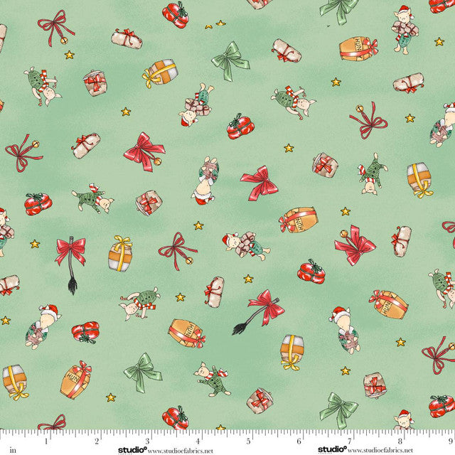 Light Green Piglets- Christmas at Pooh Corner
