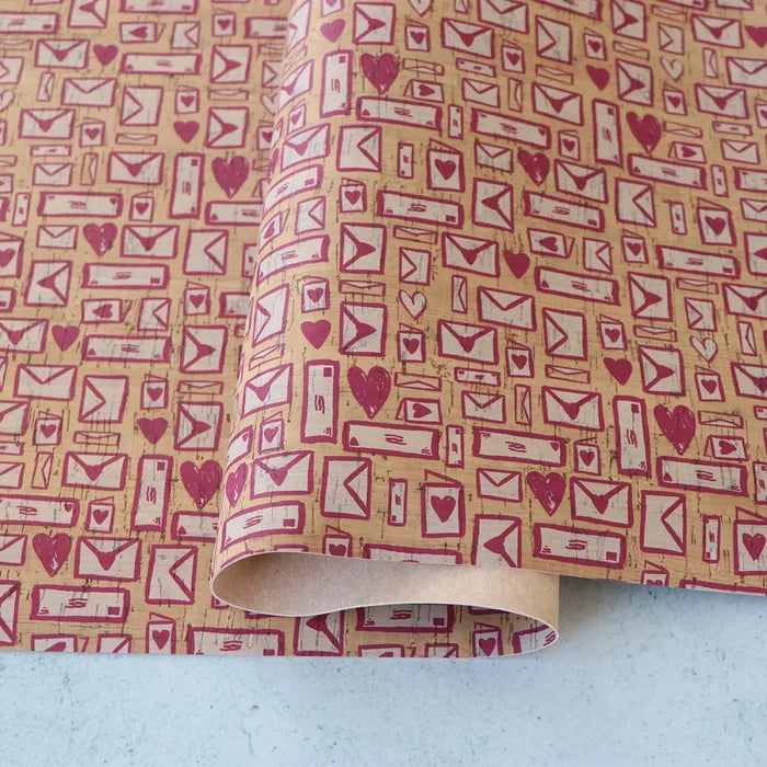 Love Letter Cork 1/2 yard cut