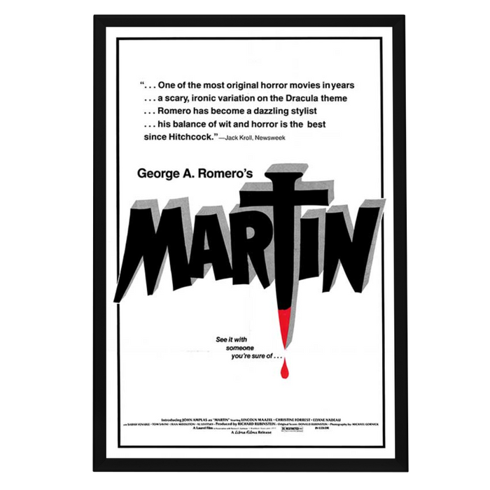 "Martin" (1977) Framed Movie Poster