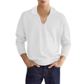 Men's Fashion Casual Solid Color Long Sleeve