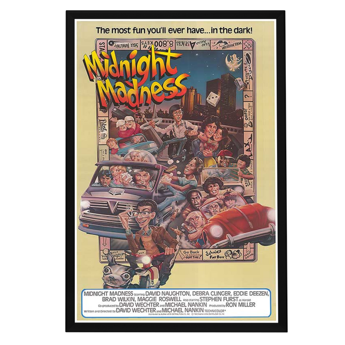 "Midnight Madness" (1980) Framed Movie Poster