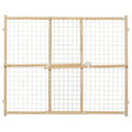 MidWest Homes for Pets Wood Pet Gate with Wire Mesh