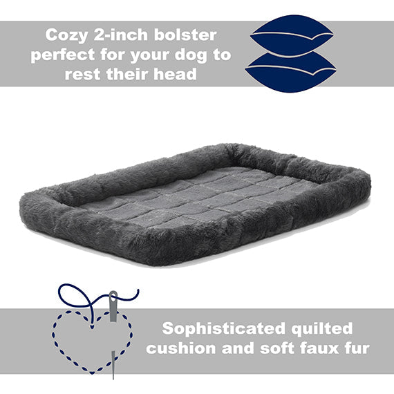 Midwest Quiet Time Cinnamon Fleece Pet Bed