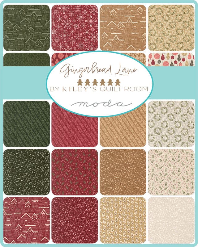 Moda Fabric Pre Cuts Moda Gingerbread Lane Layer Cake - The Sewing Studio