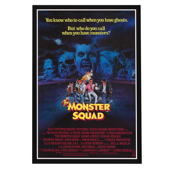 "Monster Squad" (1987) Framed Movie Poster