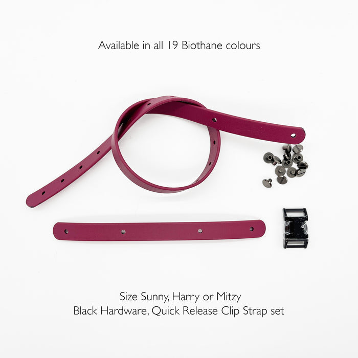 Muzzle Strap fastening set with hardware