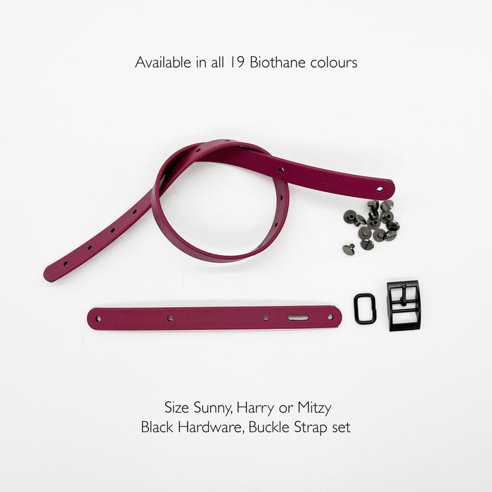 Muzzle Strap fastening set with hardware