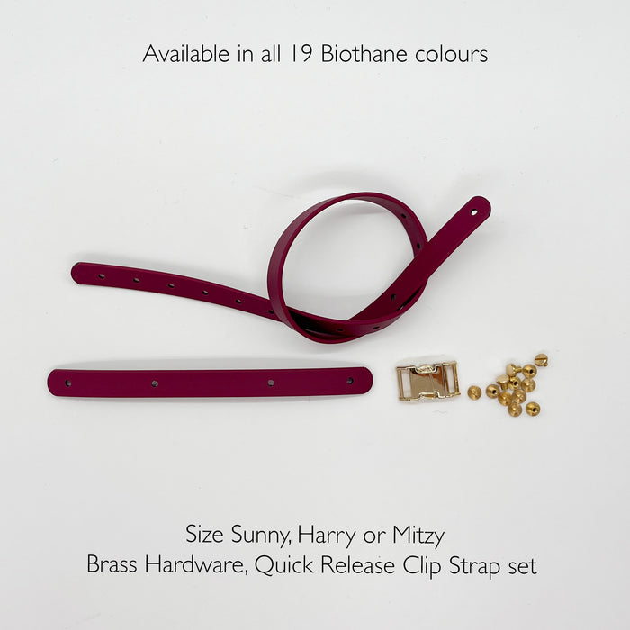 Muzzle Strap fastening set with hardware
