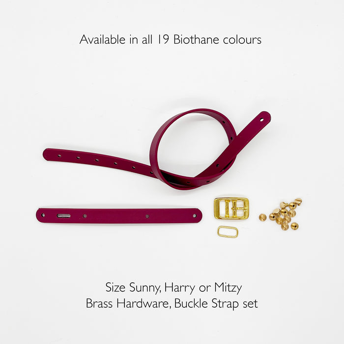 Muzzle Strap fastening set with hardware