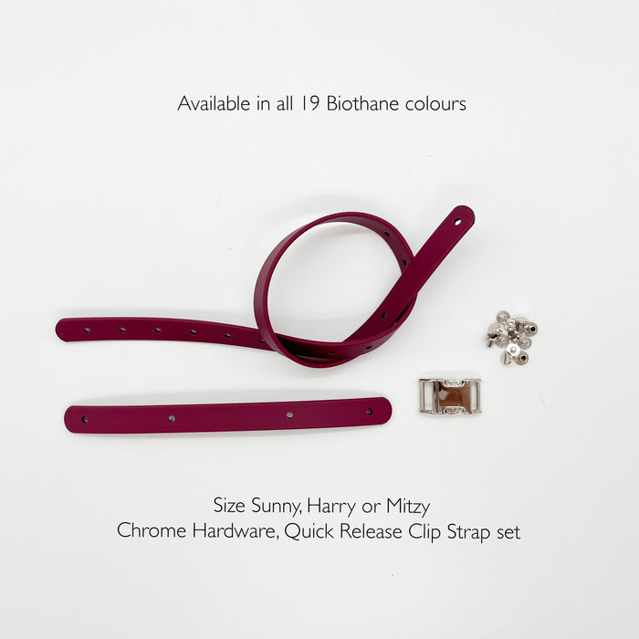 Muzzle Strap fastening set with hardware