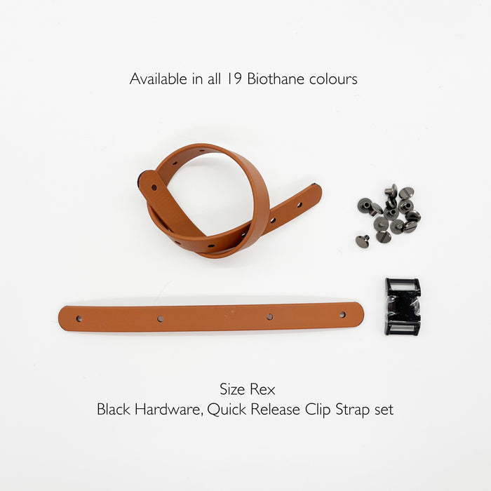 Muzzle Strap fastening set with hardware