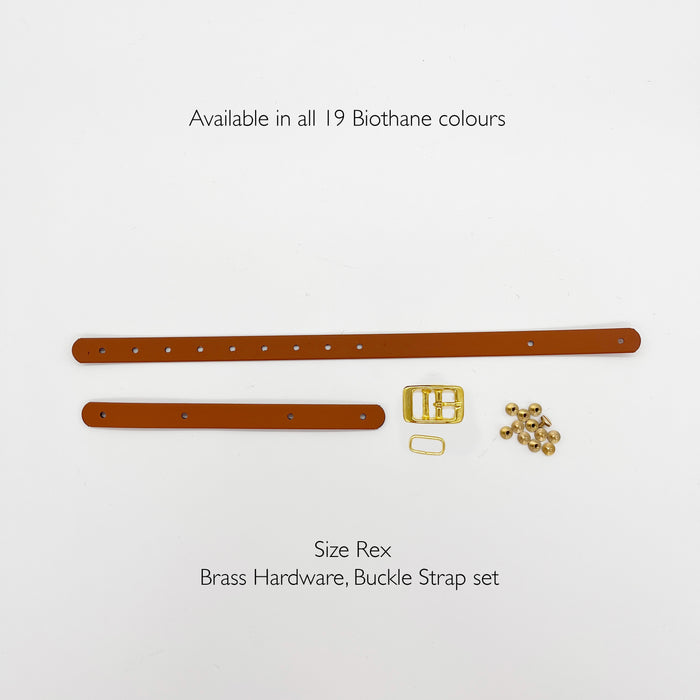 Muzzle Strap fastening set with hardware