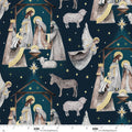 Nativity Scene Navy- Silent Night